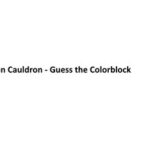 Iron Cauldron – Guess the Colorblock Trainer